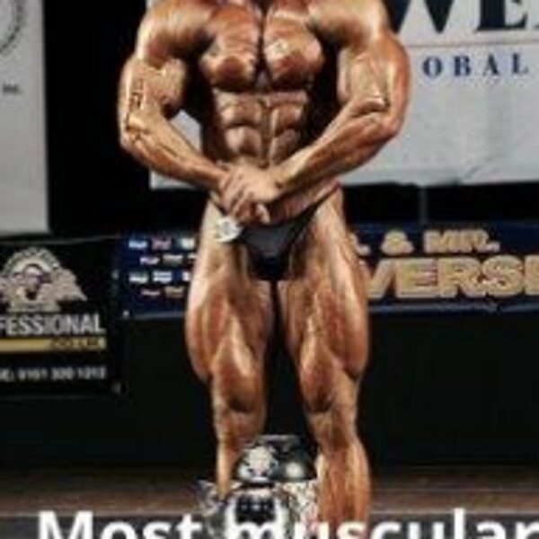 "Most Muscular" poza