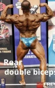 Dvigubas bicepsas iš nugaros