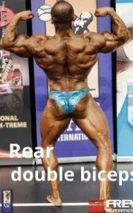 Back double biceps