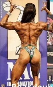 Back double biceps
