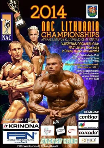 2014 Lietuvos kultūrizmo čempionatas, Prienai